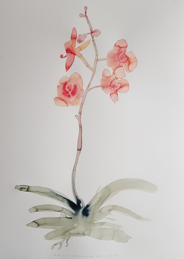 02 Ahoo Hamedi 50.70 Cm Ink on Paper 2019 768x1080 - Group Exhibition | Ten Days Like Flower | Ahoo Hamedi - Group Exhibition | Ten Days Like Flower | Ahoo Hamedi