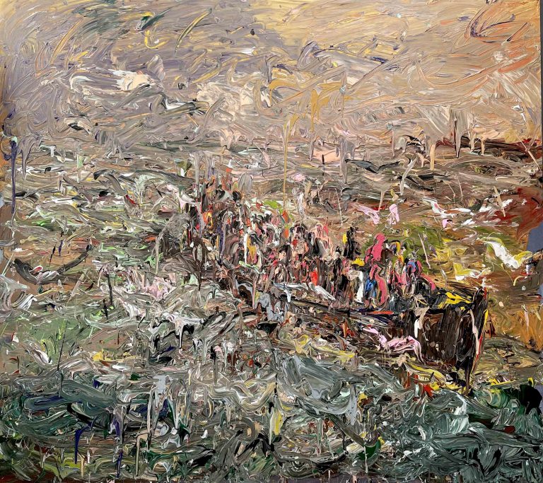 04 Ghasemi Brothers 190.170 cm Acrylic on Canvas 768x683 - Group Exhibition | Svistok | Ghasemi Brothers - Group Exhibition | Svistok | Ghasemi Brothers
