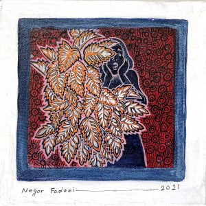 08 Negar Fadaei 20.20 cm Acrylic on Canvas 2021 300x300 - The Memory Remains | Negar Fadaei - The Memory Remains | Negar Fadaei