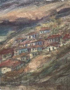 39 Abolhasan Mohamadrezai 14.5.18.5 Cm Watercolor on Cardboard 1982 233x300 - Within a Massive Aura  | Abolhasan Mohamadrezai - Within a Massive Aura  | Abolhasan Mohamadrezai