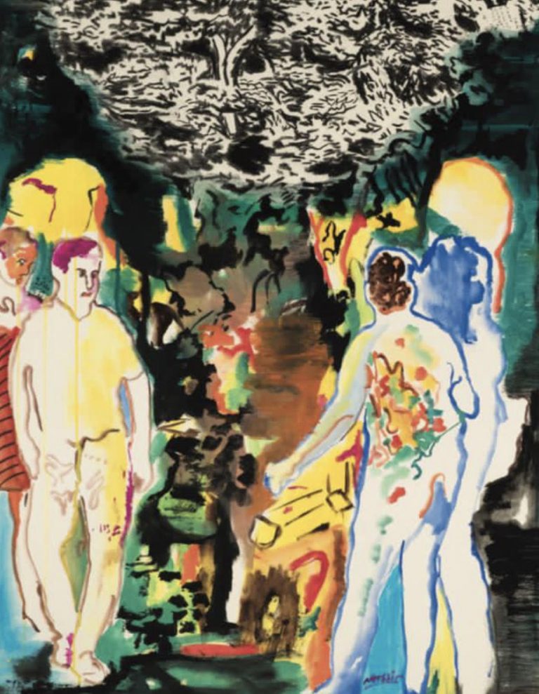 Ali Nasir 100.70 cm Mixed Media on paper 2005 768x989 - Group Exhibition | Long Live Life | Ali Nassir - Group Exhibition | Long Live Life | Ali Nassir
