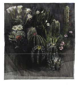 01 Kasra Golrang 76.70 Cm Ink Watercolor on Paper 2021 278x300 - Ten Days Like Flower 2 | Kasra Golrang - Ten Days Like Flower 2 | Kasra Golrang