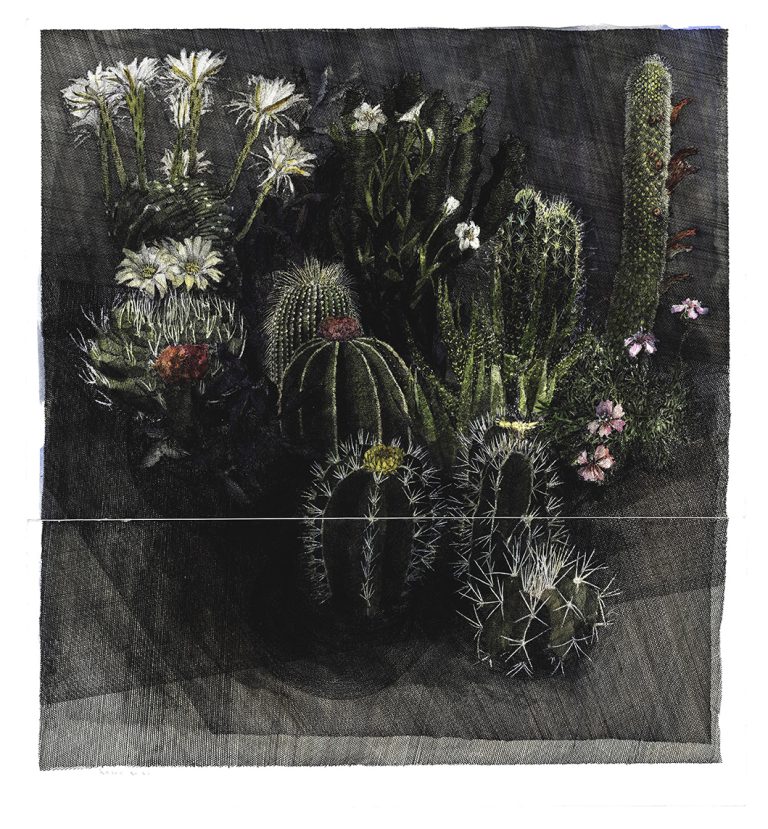 01 Kasra Golrang 76.70 Cm Ink Watercolor on Paper 2021 768x829 - Group Exhibition | Ten Days Like Flower 2 | Kasra Golrang - Group Exhibition | Ten Days Like Flower 2 | Kasra Golrang