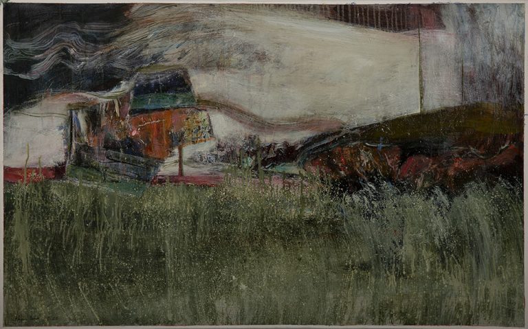 02 Shiva Babaei Mixed Media on Cardboard 63.100 Cm 2024 768x479 - Kairos | Shiva Babaei - Kairos | Shiva Babaei