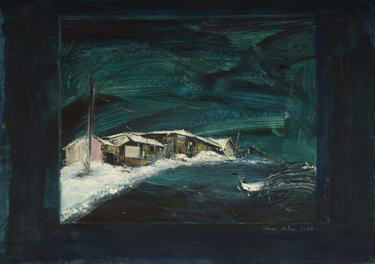 11 Shiva Babaei Acrylic on Paper 24.5.34 Cm 2023 768x541 - Our Exhibition - Our Exhibition