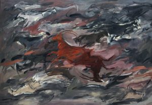 01 Moein Memarkashani Oil On Canvas 100.150 Cm 2024 1 300x208 - Gallop in Stillness  | Moein Memar Kashani - Gallop in Stillness  | Moein Memar Kashani