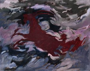 04 Moein Memarkashani Oil On Canvas 80.100 Cm 2024 300x238 - Gallop in Stillness  | Moein Memar Kashani - Gallop in Stillness  | Moein Memar Kashani