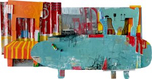 08 Mohammad Akhoondi Armaki Acrylic and Collage on Canvas 90.178 Cm 2024 300x157 - Gallop in Stillness  | Mohammad Akhoondi Armaki - Gallop in Stillness  | Mohammad Akhoondi Armaki