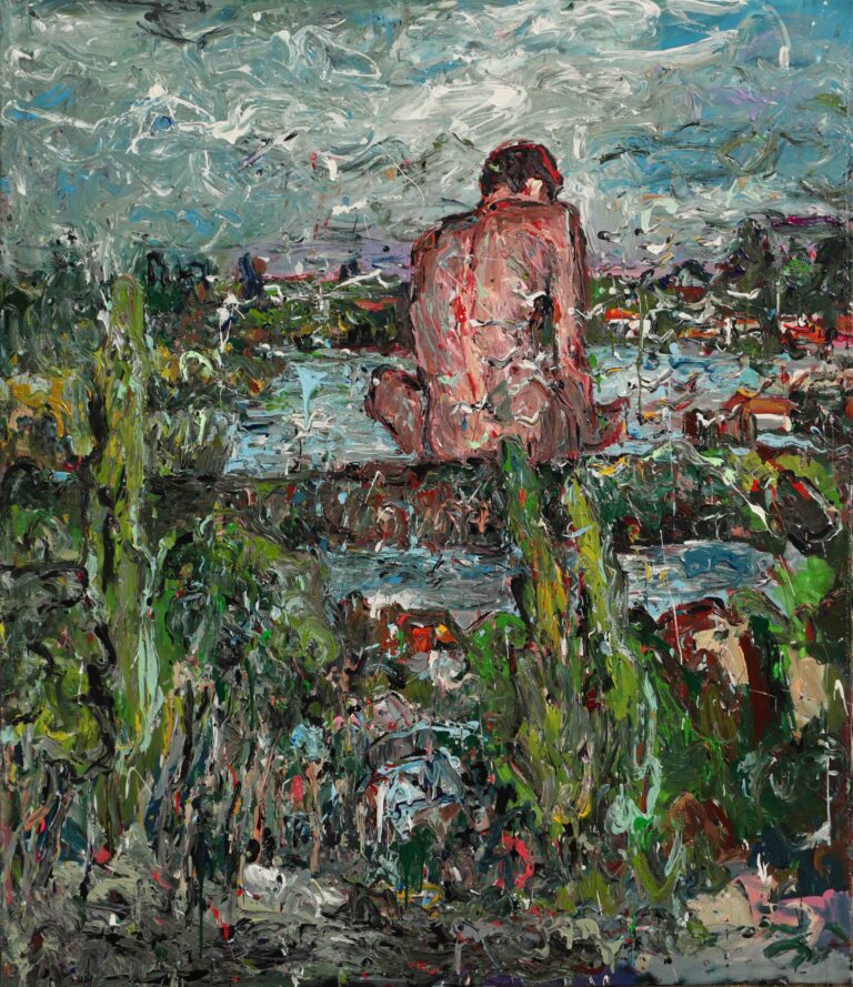 Ghasemi Brothers Untitled 227.184 Cm Acrylic on canvas 2019 768x889 - Flesh and Salt | Group Exhibition | Ghasemi Brothers - Flesh and Salt | Group Exhibition | Ghasemi Brothers