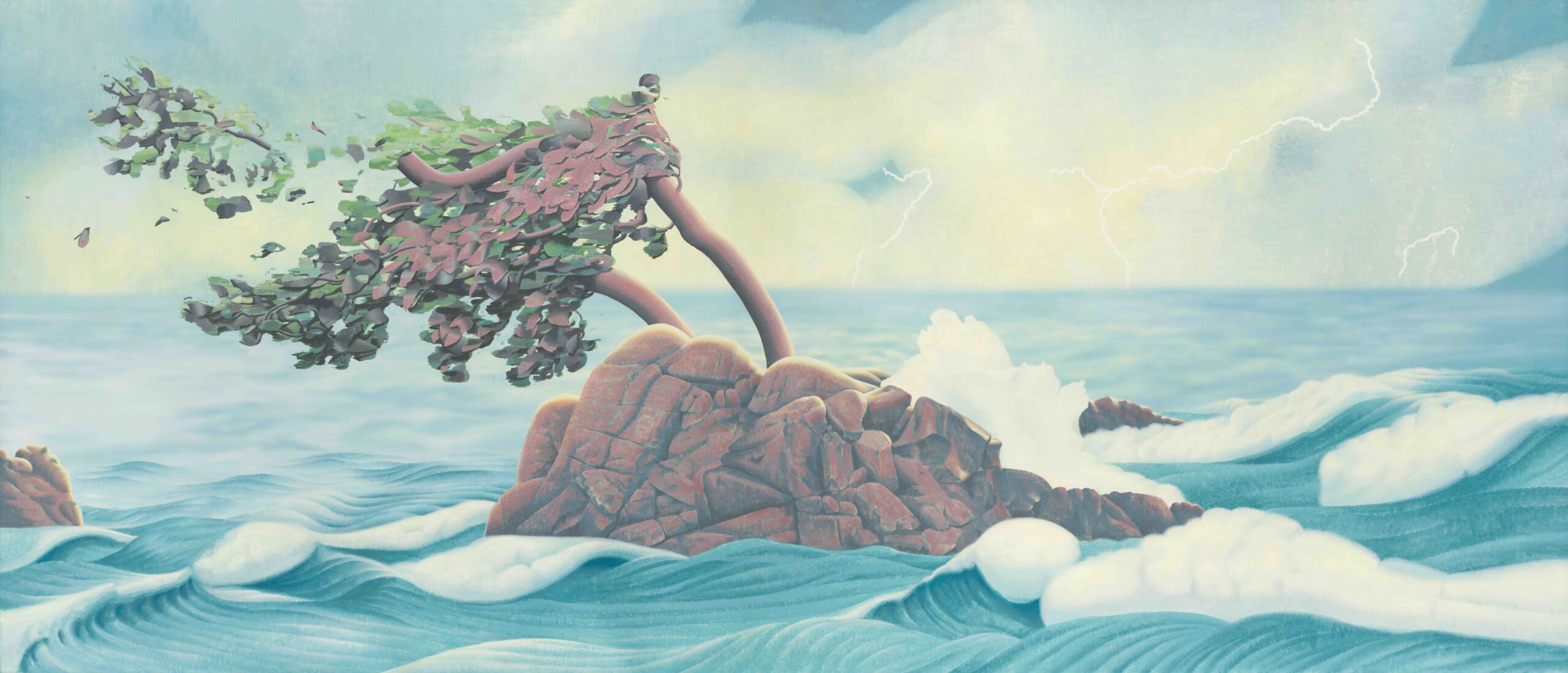 Meghdad Lorpour The Gripping Claws of Waves from ‘Nashi Wind Series Archival fine art print on paper 71.136 Cm Edition of 20 plus 4 artists proof 2024 scaled - Flesh and Salt | Group Exhibition | Meghdad Lorpour - Flesh and Salt | Group Exhibition | Meghdad Lorpour