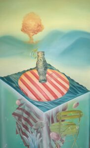 Yasaman Ataei 200.120 Cm Oil on Canvas 2025 182x300 - Flesh and Salt | Yasaman Ataei - Flesh and Salt | Yasaman Ataei
