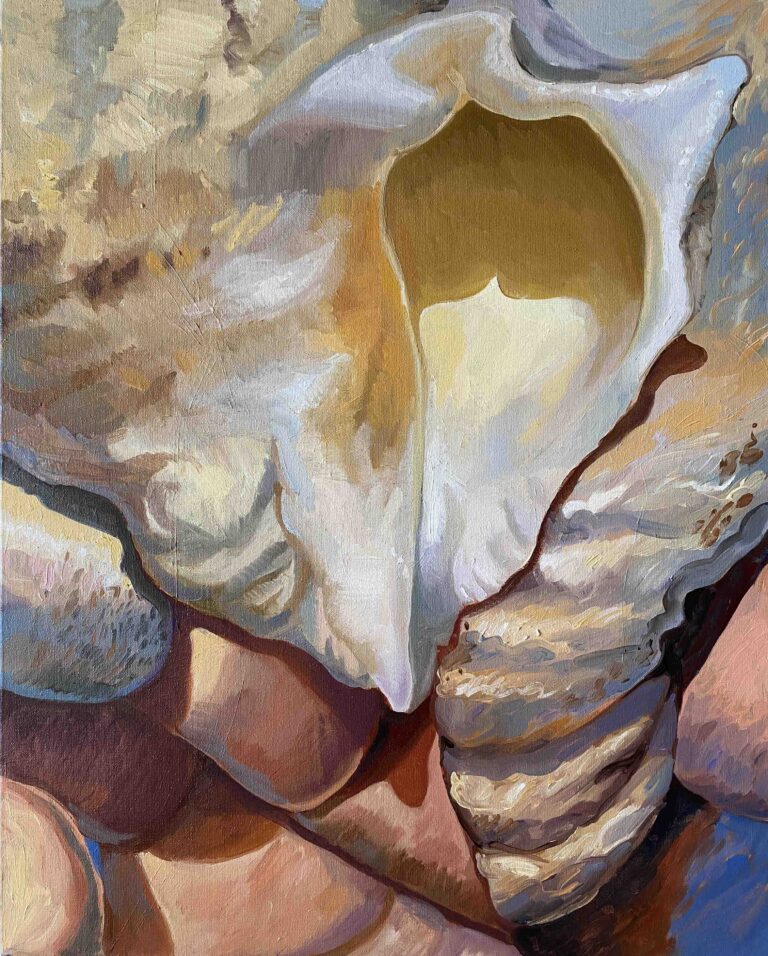 01 Ayda Roozbayani 50.40 Cm Oil on Canvas 2025 768x956 - Peykar | Group Exhibition | Ayda Roozbayani - Peykar | Group Exhibition | Ayda Roozbayani