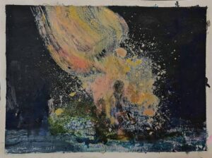 01 Shiva Babaei Acrylic on Cardboard 24.32 Cm 2025 300x224 - Peykar | Shiva Babaei - Peykar | Shiva Babaei