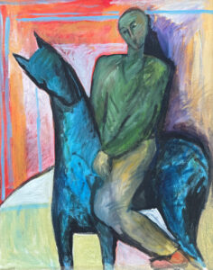 Horses and Men | Ebrahim Yaghmaei 02 Ebrahim Yaghmaei 100.80.5 Cm Acrylic on Cardboard 2010 236x300 - Horses and Men | Ebrahim Yaghmaei - Horses and Men | Ebrahim Yaghmaei