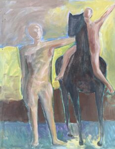 Horses and Men | Ebrahim Yaghmaei 03 Ebrahim Yaghmaei 100.80 Cm Acrylic on Cardboard 2010 232x300 - Horses and Men | Ebrahim Yaghmaei - Horses and Men | Ebrahim Yaghmaei