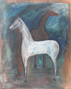 Horses and Men | Ebrahim Yaghmaei 05 Ebrahim Yaghmaei 100.80 Cm Acrylic on Cardboard 2010 239x300 - Horses and Men | Ebrahim Yaghmaei - Horses and Men | Ebrahim Yaghmaei