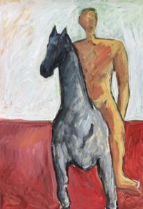 Horses and Men | Ebrahim Yaghmaei 06 Ebrahim Yaghmaei 100.70.5 Cm Acrylic on Cardboard 2009 206x300 - Horses and Men | Ebrahim Yaghmaei - Horses and Men | Ebrahim Yaghmaei