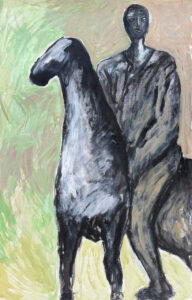 Horses and Men | Ebrahim Yaghmaei 11 Ebrahim Yaghmaei 101.5.66 Cm Acrylic on Cardboard 2009 192x300 - Horses and Men | Ebrahim Yaghmaei - Horses and Men | Ebrahim Yaghmaei