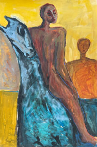 Horses and Men | Ebrahim Yaghmaei 14 Ebrahim Yaghmaei 96.64 Cm Acrylic on Cardboard 2009 198x300 - Horses and Men | Ebrahim Yaghmaei - Horses and Men | Ebrahim Yaghmaei