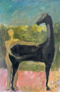 Horses and Men | Ebrahim Yaghmaei 19 Ebrahim Yaghmaei 30.20.5 Cm Acrylic on Panel 2009 198x300 - Horses and Men | Ebrahim Yaghmaei - Horses and Men | Ebrahim Yaghmaei