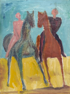 Horses and Men | Ebrahim Yaghmaei 20 Ebrahim Yaghmaei 24.18 Cm Acrylic on Panel 2010 223x300 - Horses and Men | Ebrahim Yaghmaei - Horses and Men | Ebrahim Yaghmaei
