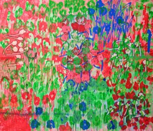 01 Mahshid Dehkordi Red Green Collage Number 5 Mixed Media on Canvas 168.188 Cm 2024 300x257 - The Red-Green | Mahshid Dehkordi - The Red-Green | Mahshid Dehkordi