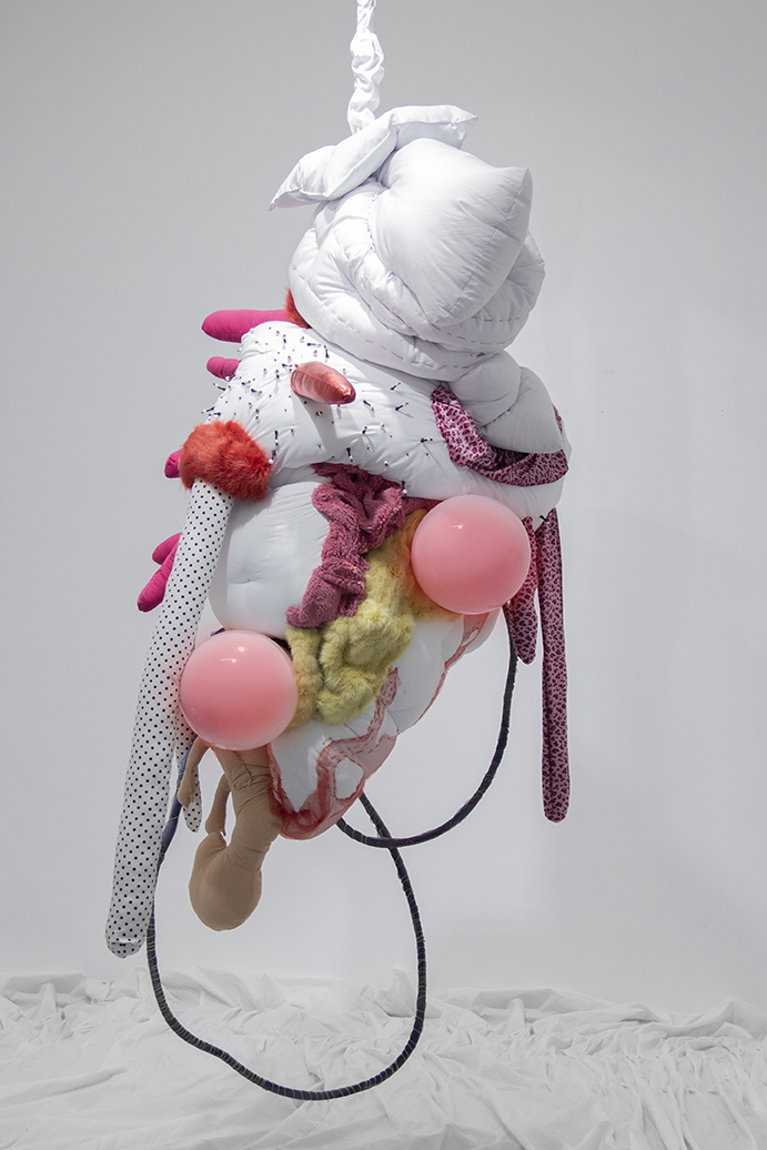 01 Alireza Gholami From A Meeting In A Parallel Universe Series Mixed Media on Fabric 230.130.100 Cm 2025 - A Meeting in a Parallel Universe | Alireza Qolami - A Meeting in a Parallel Universe | Alireza Qolami