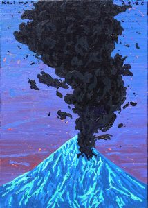 Keiman Mahabadi Bringing out The Darkness Acrilyc on Canvas 35.25 cm 2026 214x300 - Choom Outside - The Off-Space Project No.08 - Choom Outside - The Off-Space Project No.08