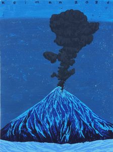 Keiman Mahabadi Something Wicked Something Dark Acrylic on Canvas 80.60 cm 2026 224x300 - Choom Outside - The Off-Space Project No.08 - Choom Outside - The Off-Space Project No.08