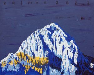 Keiman Mahabadi Moon Hymn 40 50 Cm Acrylic On Canvas 2023 300x241 - Choom Outside - The Off-Space Project No.08 - Choom Outside - The Off-Space Project No.08