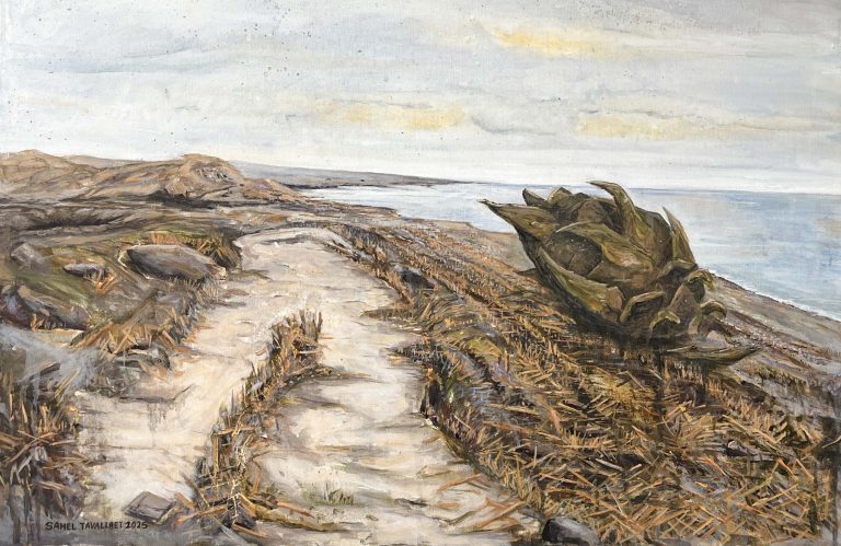 Sahel Tavallaei Untitled 40.60 Cm Acrylic on Canvas 2025 768x499 - Home - Home