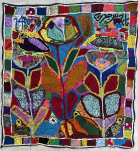 Tajsar Jafari From Cotton Garden Series Sewing on fabric 77.73 Cm 2021 274x300 - Interval | Tajsar Jafari - Interval | Tajsar Jafari