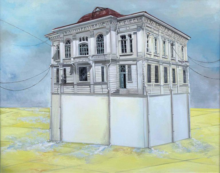 Zahra Amiryeganeh From The Past Is Not Even Past 120.150 Cm Acrylic Oil on Canvas 2018 768x605 - Home - Home