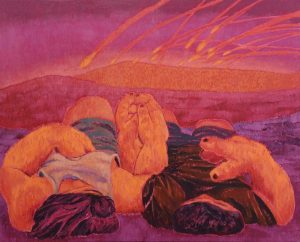 01 Mojgan Fazeli Somewhere around here Oil on Canvas 80.100 Cm 2026 300x242 - Anatomy of Rupture |  Mojgan Fazeli - Anatomy of Rupture |  Mojgan Fazeli